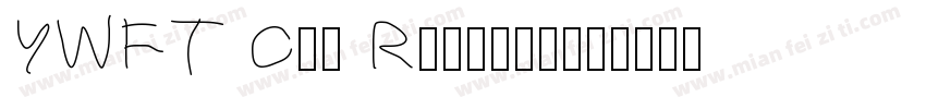 YWFT Cam Regular字体转换